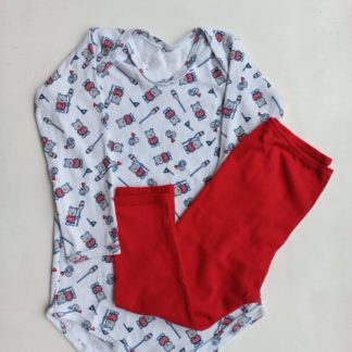Body e calça 1, 2 e 3 anos