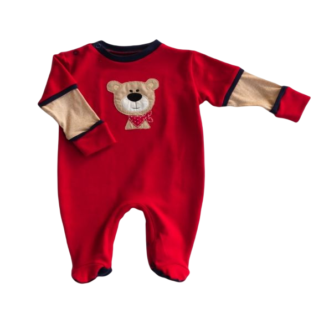 Macacão urso bandana