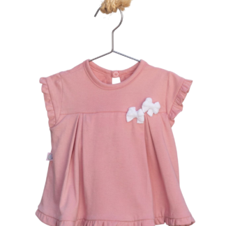 Body com vestido rosa BB