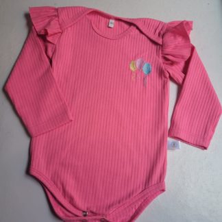 Body rosa balões
