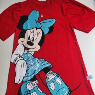 Vestido camisetão vermelho Minnie
