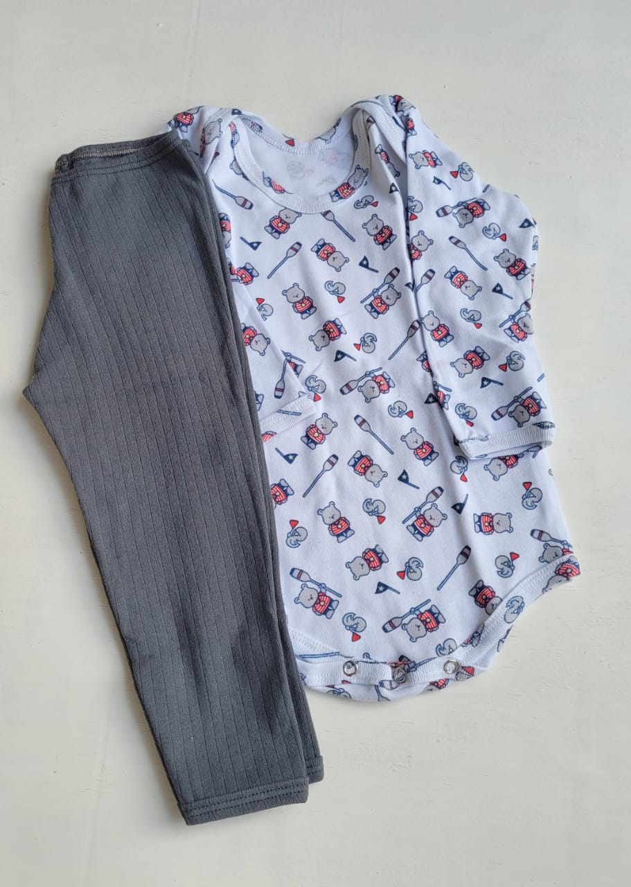 Body e calça longos lisos cores - Imagem 8