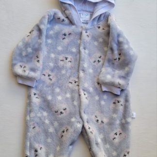 Macacão flecee com capuz