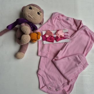 Kit macaca amigurumi