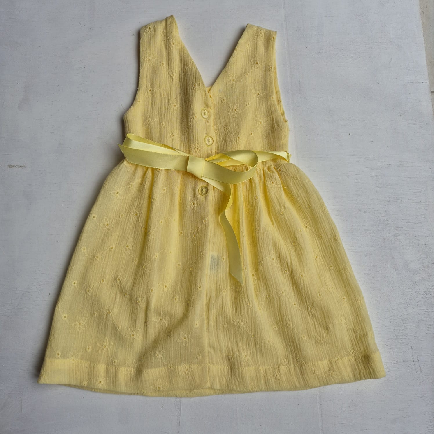 Vestido sem manga crepe de algodão - Imagem 2