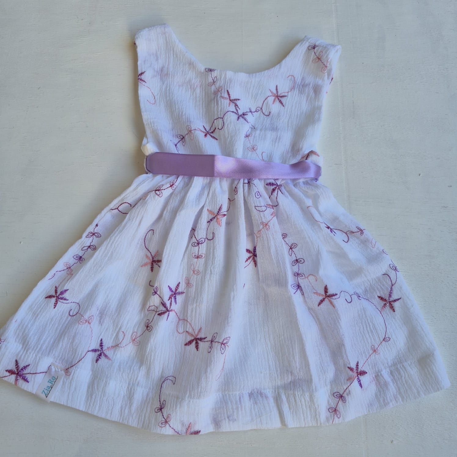 Vestido sem manga crepe de algodão - Imagem 7