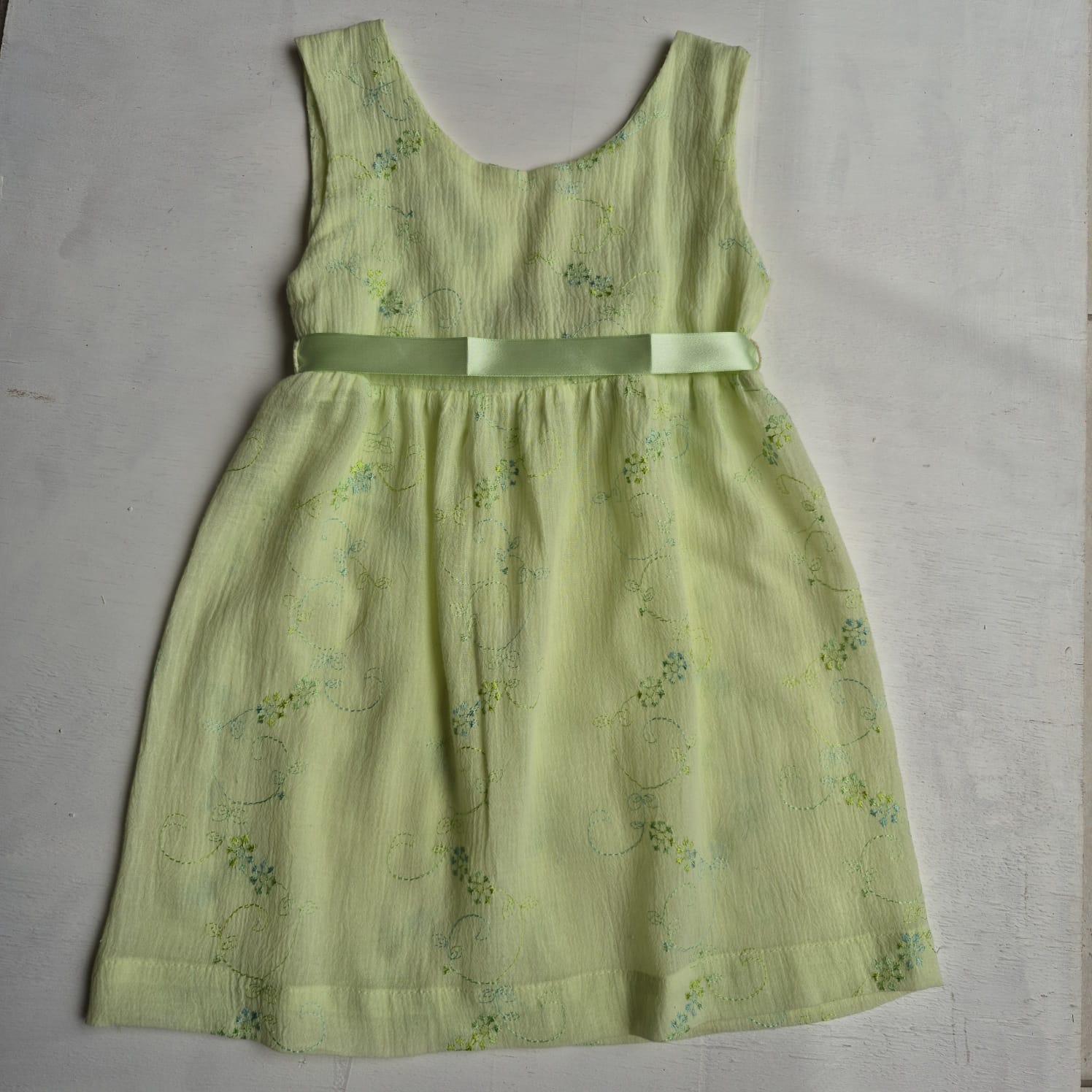 Vestido sem manga crepe de algodão - Imagem 6