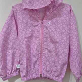 Jaqueta corta vento rosa