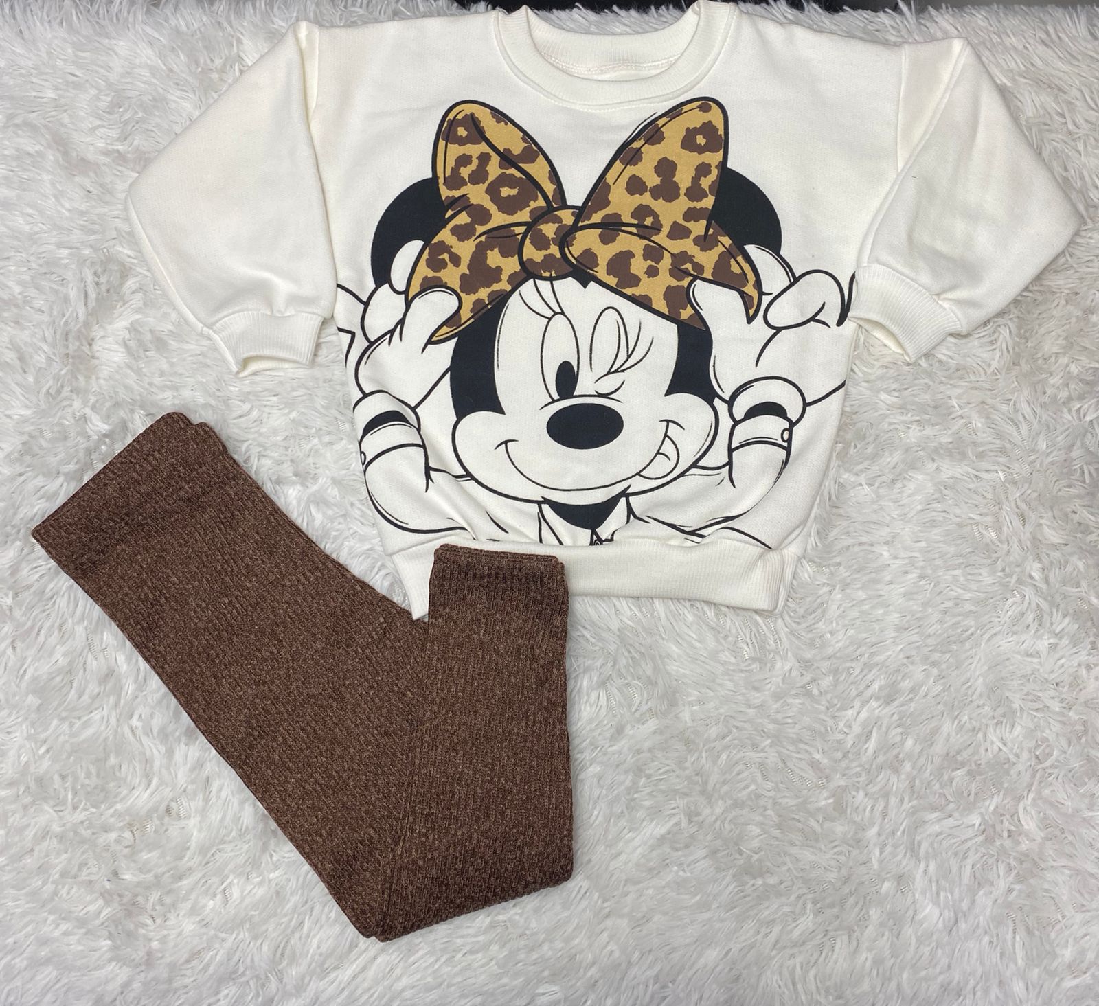 Conjunto Minnie laço
